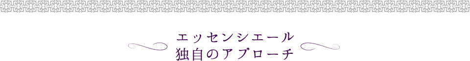 エッセンシエール独自のアプローチ